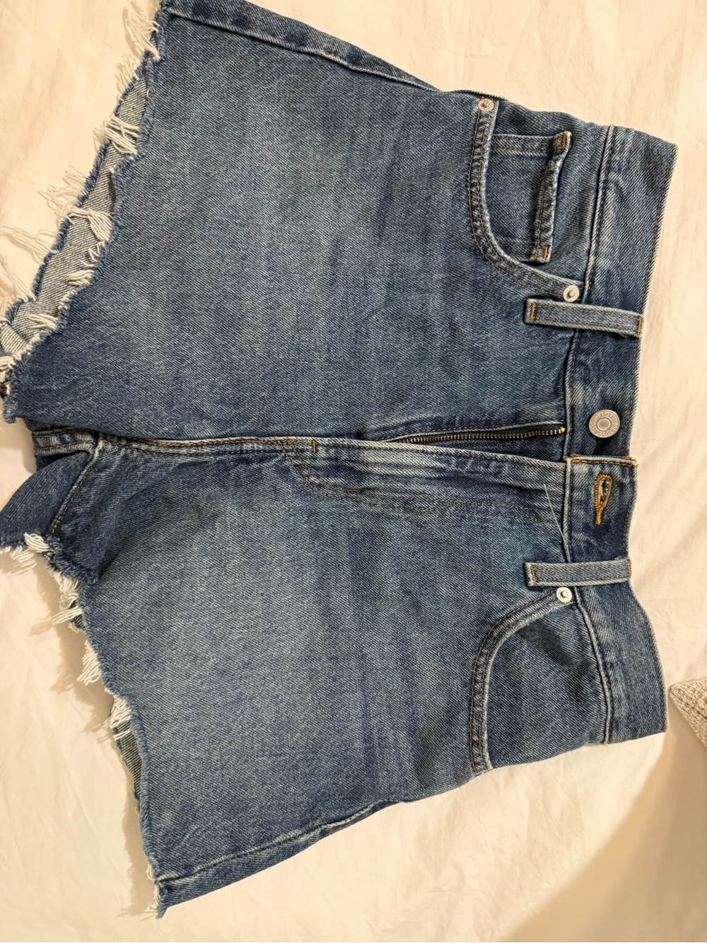 Levi's Blue Denim Cutoff Jean Shorts
